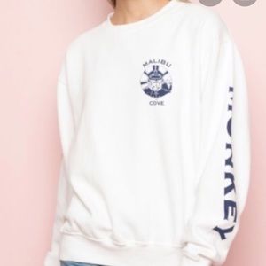 rare brandy Malibu cove crew neck